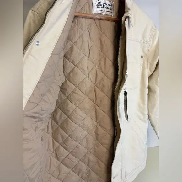 NWT Alpine Design woman’s Beige Jacket Medium - Picture 3 of 4